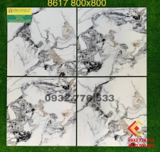 Gạch 80x80 đá marble nhập khẩu Trung Quốc mã 8617