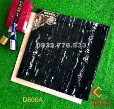Gạch 80x80 màu đen sọc trắng nhập khẩu Trung Quốc D806A
