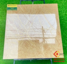 Gạch đá granite 80x80 màu nâu nhạt ánh kim glossy hàng sale