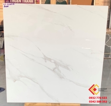 GẠCH 80X80 MÀU TRẮNG VÂN MÂY ĐÁ BÓNG KIẾNG