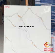 Gạch 80x80 trắng khói vân vàng mẫu hot nhất 2022