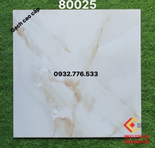 Gạch 80x80 trắng xám vân vàng bóng kiếng tại tỉnh Lâm Đồng